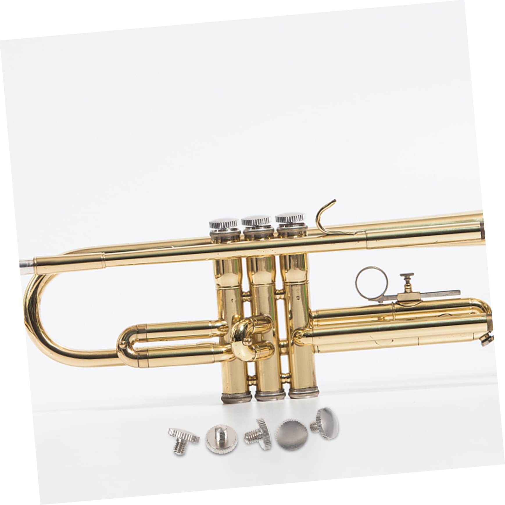 Toyvian 5 Stk Kleine Schraube Eine Armatur Trompete Lyra Schraube Gleitfingerschraube Musical Schraubknopf Für Trompete Trompetenringschraube Halter Legierung Schrauben