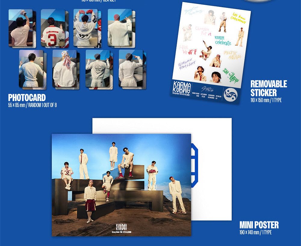 Stray Kids - Vol.4 Karma Standard version CD (Random ver