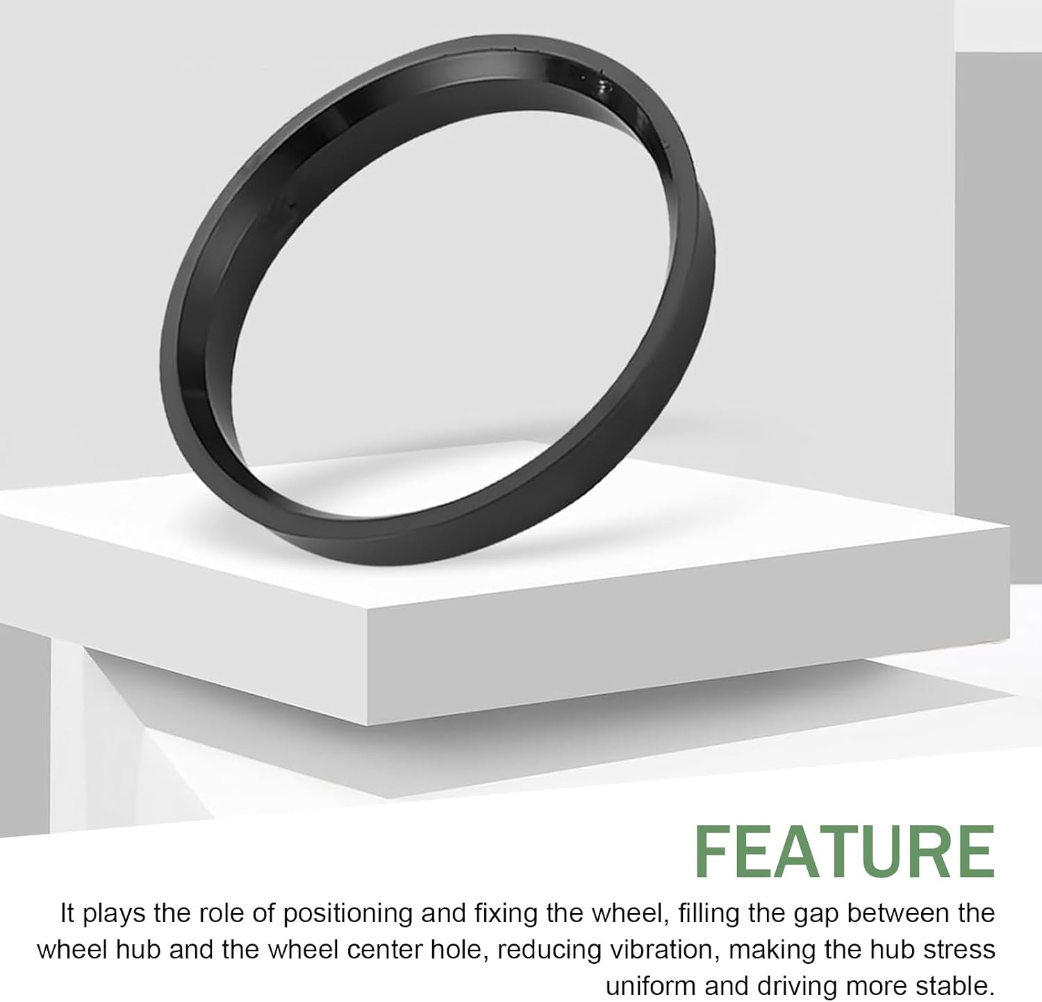 4 PCS Hub Centric Rings, 60.1mm ID to 73.1mm OD Plastic Hubrings for Fill Gaps to Eliminate Vibration, Universal for Cars, SUVs, Sedans with 60.1mm Vehicle Hubs & 73.1mm Wheel Centerbore
