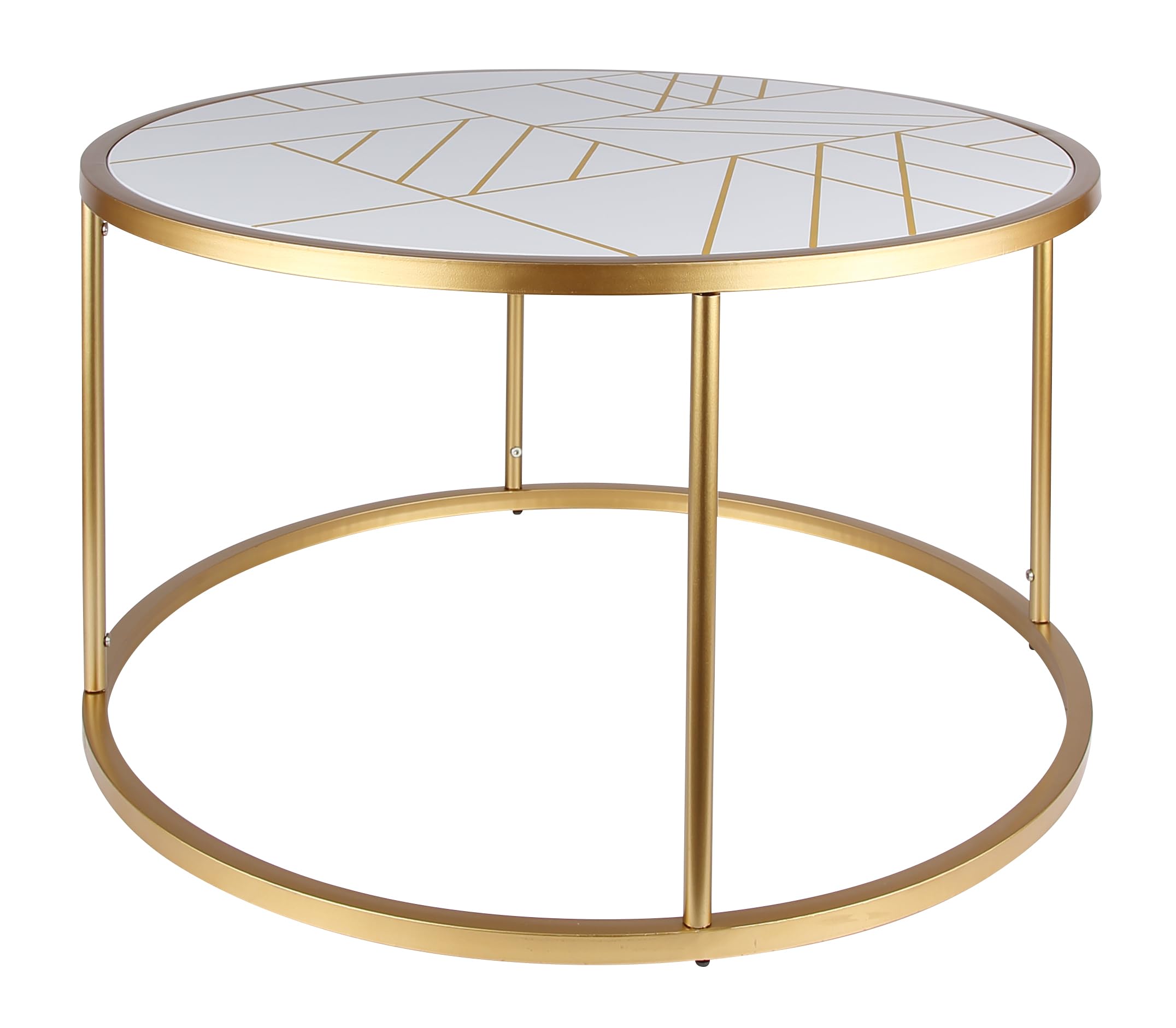 Canarm Harlo Coffee Table, Gold