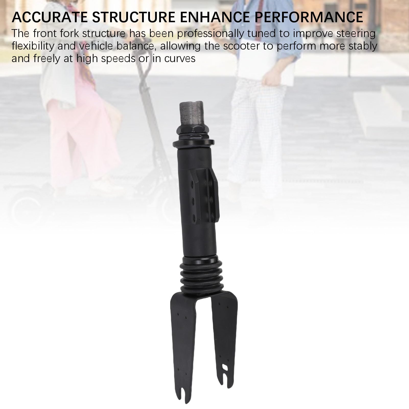 Fourche à Suspension Avant de 8 Pouces, Pièces d'absorption des Chocs de Fourche à Ressort de Scooter pour Scooter électrique à Roues de 8 Pouces S3