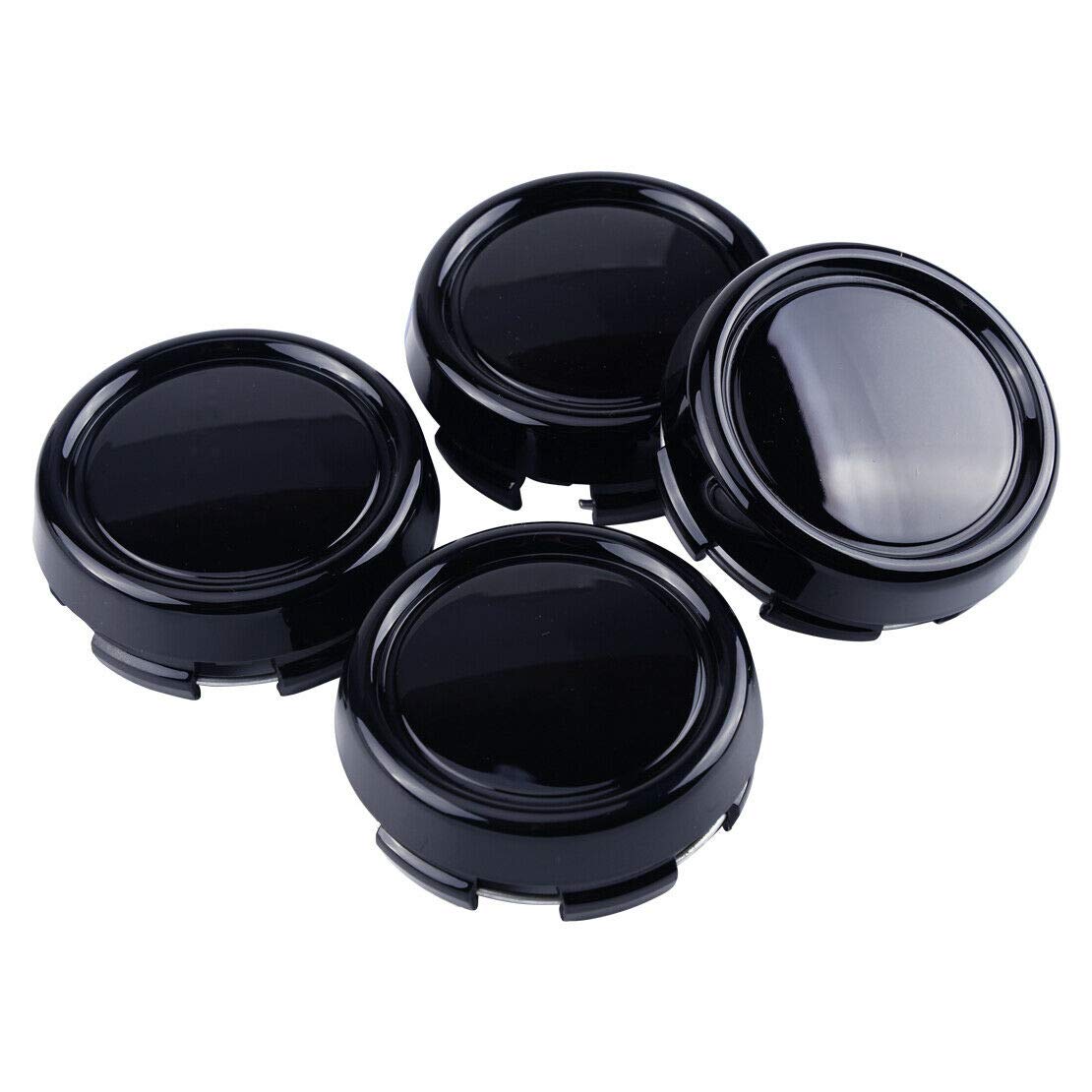 Set of 4 Black Wheel Center Caps 79mm(3.11in) for Advan RS RS-D RS-DF RZ RZ-DF RZ-F2