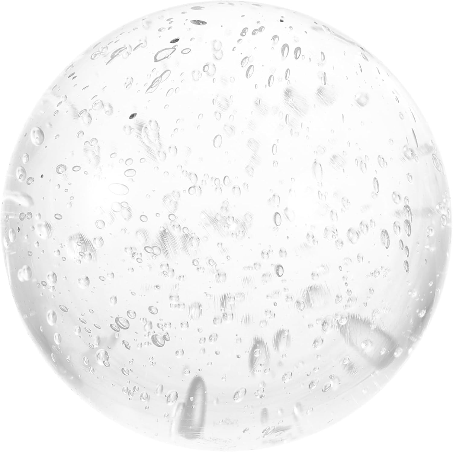 Creative Glass Bubble Ball Ornament Decorative Crystal Sphere for Home Office and Car Elegant Photo Prop and Centerpiece Decor