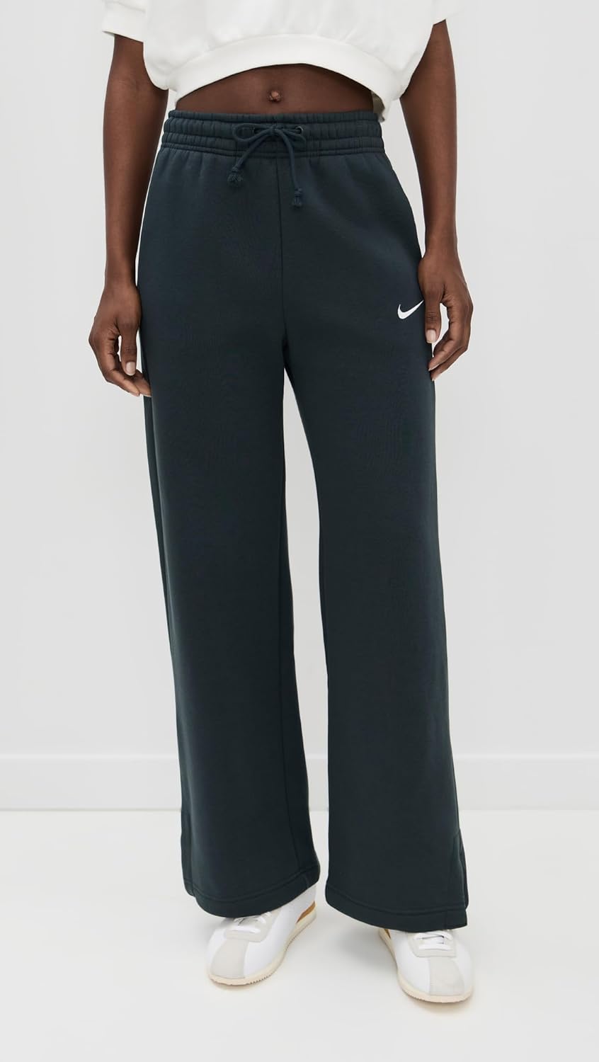 Nike Women's NSW Phoenix Fleece High Rise Wide-Leg Pants - Image 2