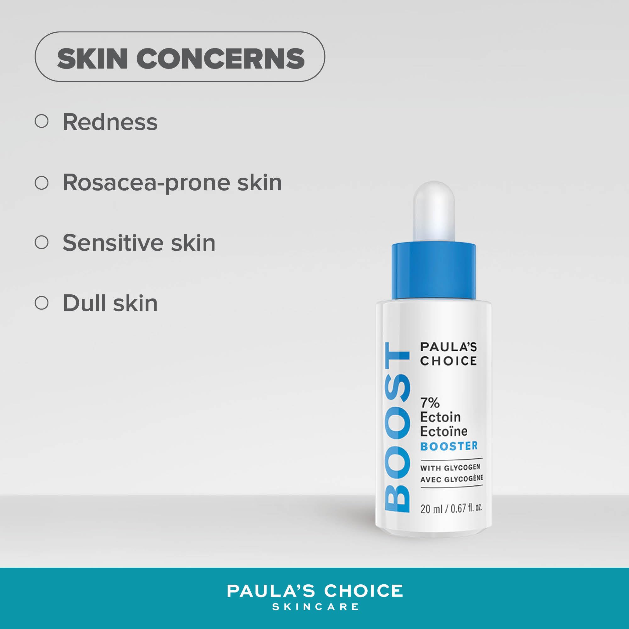 Paula's Choice 7% Ectoin & Hyaluronic Acid Milky Hydrating Serum - Serum do Twarzy - Natychmiastowe Nawilżenie - Koi, Redukuje Zaczerwienienia - z Kwas Hialuronowy - Wszystkie Rodzaje Skóry - 20 ml