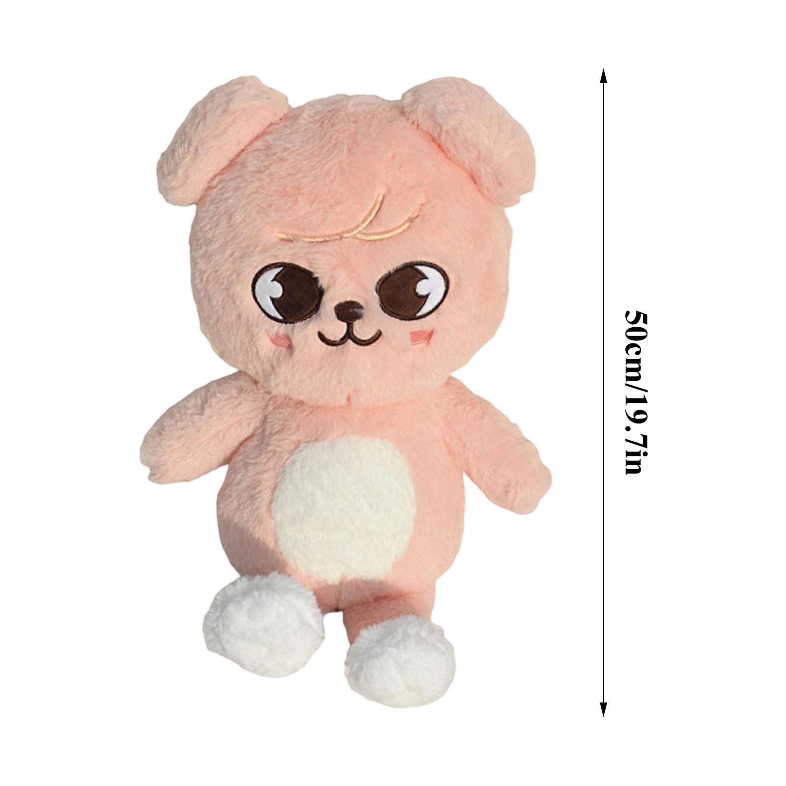Générique Stray SKZ Kids Poupée Peluche, 50 CM Peluche Kids SK-Zoo Jouets en Peluche,Skz-oo Plush Doll,Anniversaire Cadeau,pour Fan Enfants Adultes (Foxi.NY, 50 * 45 * 25cm) - 4