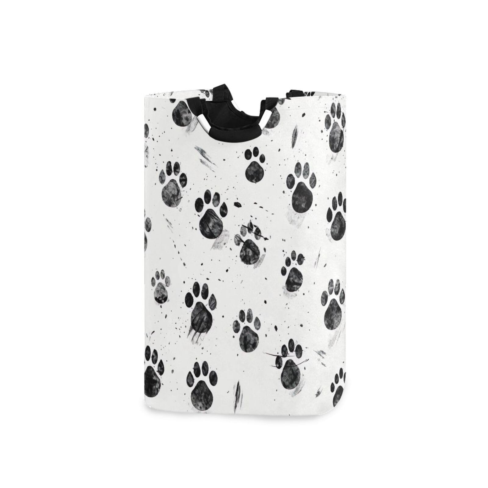 Jihqo Laundry Hamper Basket St Patrick's Clover Pattern Collapsible Nursery Storage Bin Waterproof Clothing Baskets for Home Bedroom Bathroom Washing Room