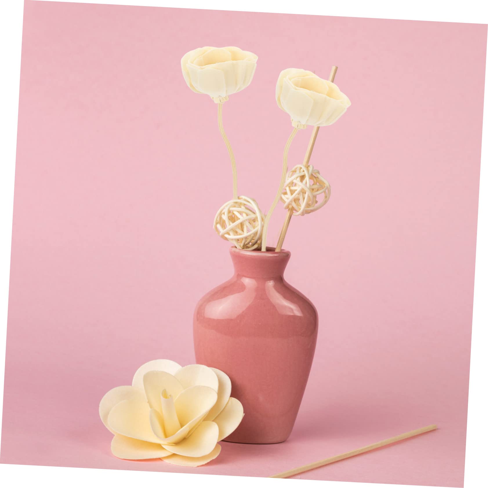 Alipis 50stücke Duftstäbchen Für Ätherische Öle Rattan Diffuser Sticks Für Aromatherapie Wohnräumen Büros Und Wellnessbereichen Poröse Struktur Für Optimale Duftverbreitung