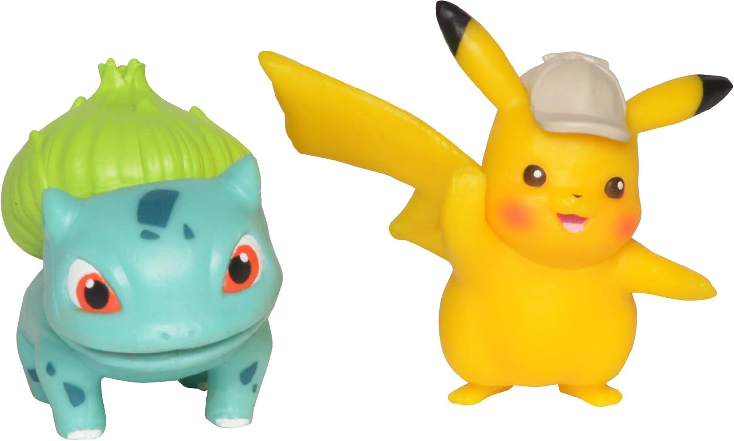 Pokemon Bandai Film Detective Pikachu WT97598 Pack of 2 Figures 5 cm Pikachu & Bulbasar