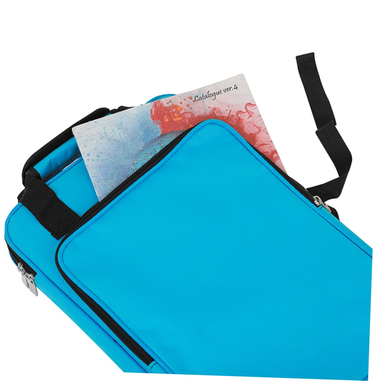 GALPADA Borsa Tracolla e Manici Bacchette Batteria Oxford Blu per e Comoda da Trasportare, Sacchetto di Conservazione per Percussioni