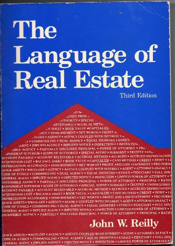 The Language of Real Estate 0884626733 Book Cover