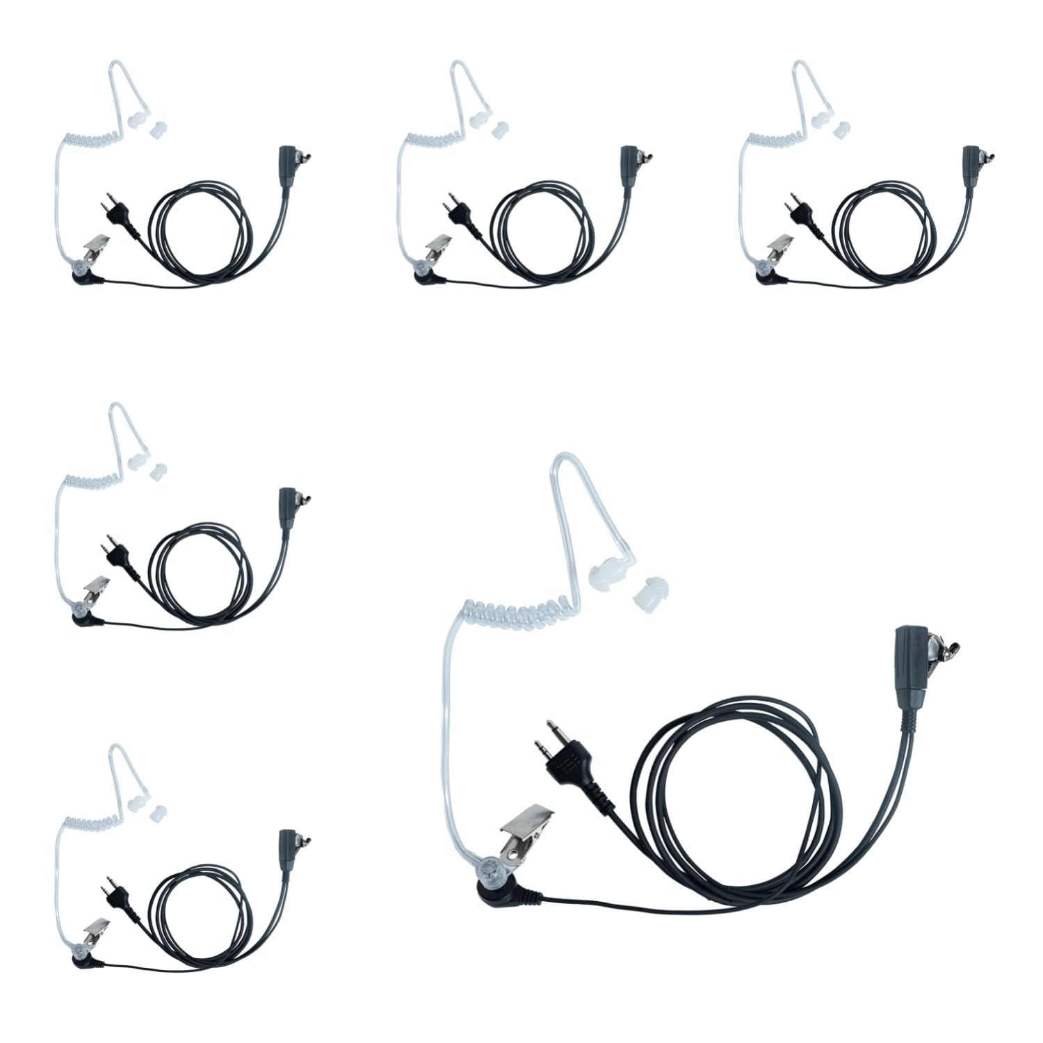 Sarcia Earpiece Headset with Mic PTT for Midland GXT1000VP4 LXT500VP3 AVPH3 AVPH4 GXT1000 GXT1000VP4 GXT1050VP4 GXT1000XB LXT500PA Walkie Talkie 2 Way