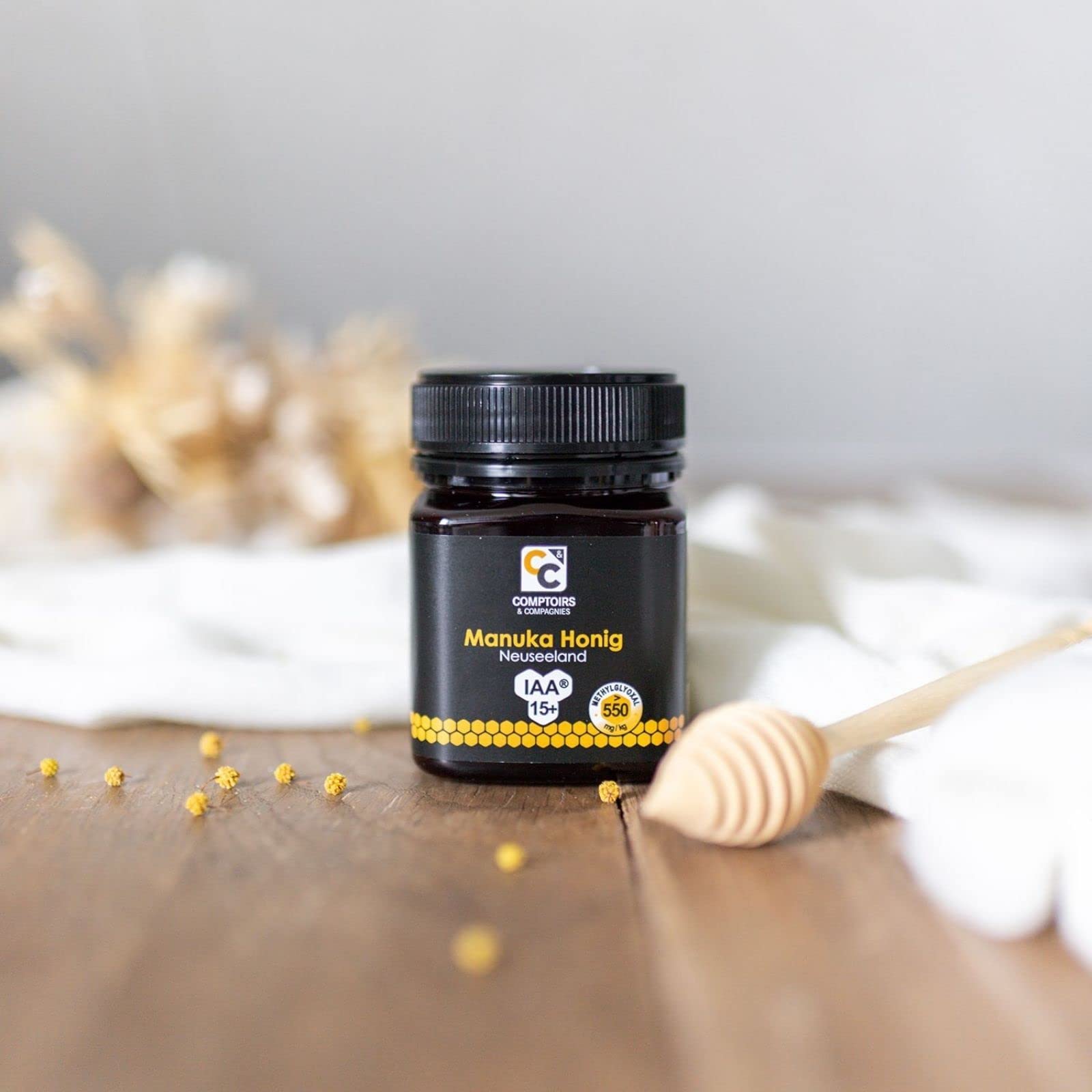 Comptoirs et Compagnies - Manuka Honig - MGO 550 - IAA15+ - Aus Neuseeland - 250g
