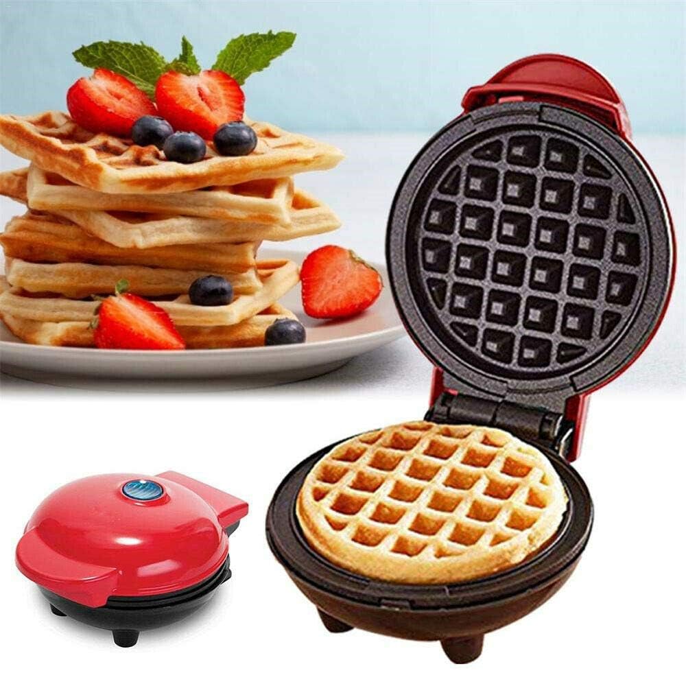 rampkd Mini Waffle Maker Machine 3 In 1 Waffle Iron Home Appliances Kitchen Easy To Clean, 4 Inch, Perfect For Breakfast,Dessert, Sandwich, Pan Cakes, Other Snacks - 350 Watts-picture-23
