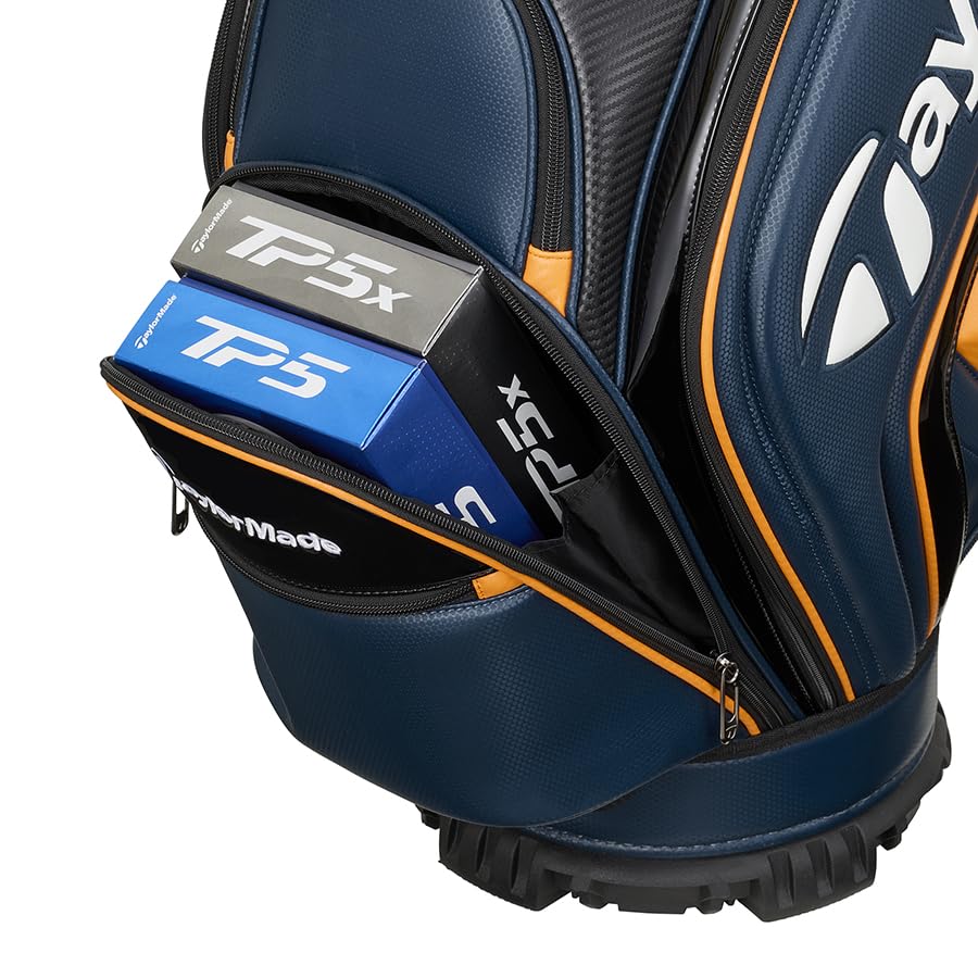 Taylormade Golf OTC Caddy Bag Black/Deep Blue/Orange for Men UN725