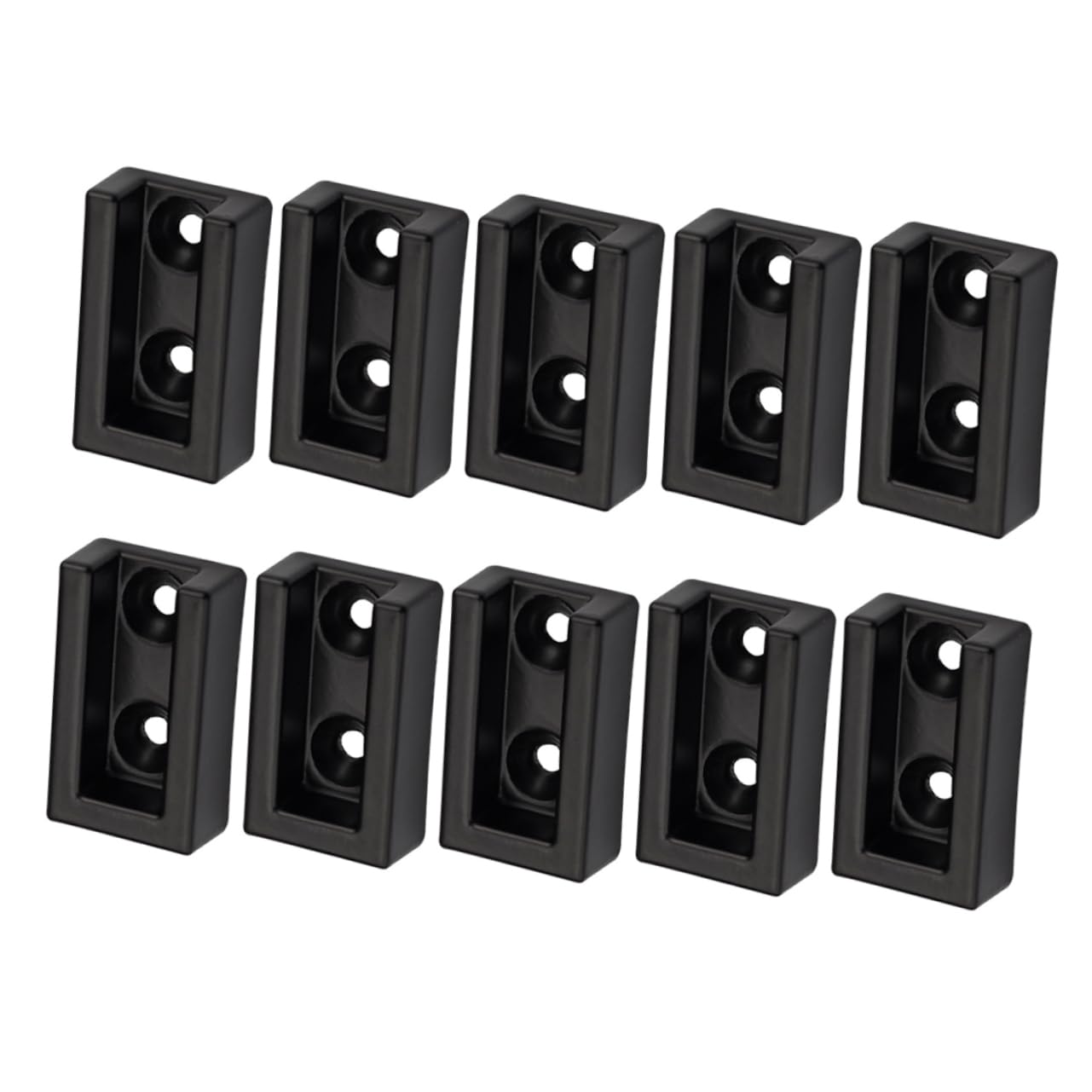 Ciieeo 1set Wardrobe Closet Pole Socket Bracket Clothes Rod Holder for Closet Laundry Wardrobe and Clothing Shop Storage 10pcs