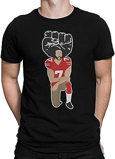 Taking Knee Colin Kaepernick Black T-Shirt Unisex Tee Men's Clothing