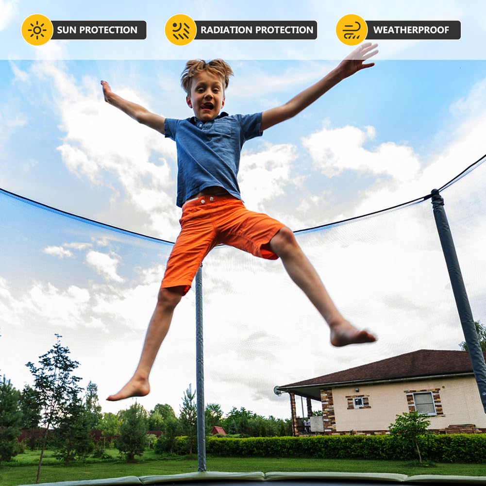 Red de Recambio para Cama elástica, Red de Repuesto for trampolín, Solo Red Transpirable, Varios tamaños(13ft 8 Poles)