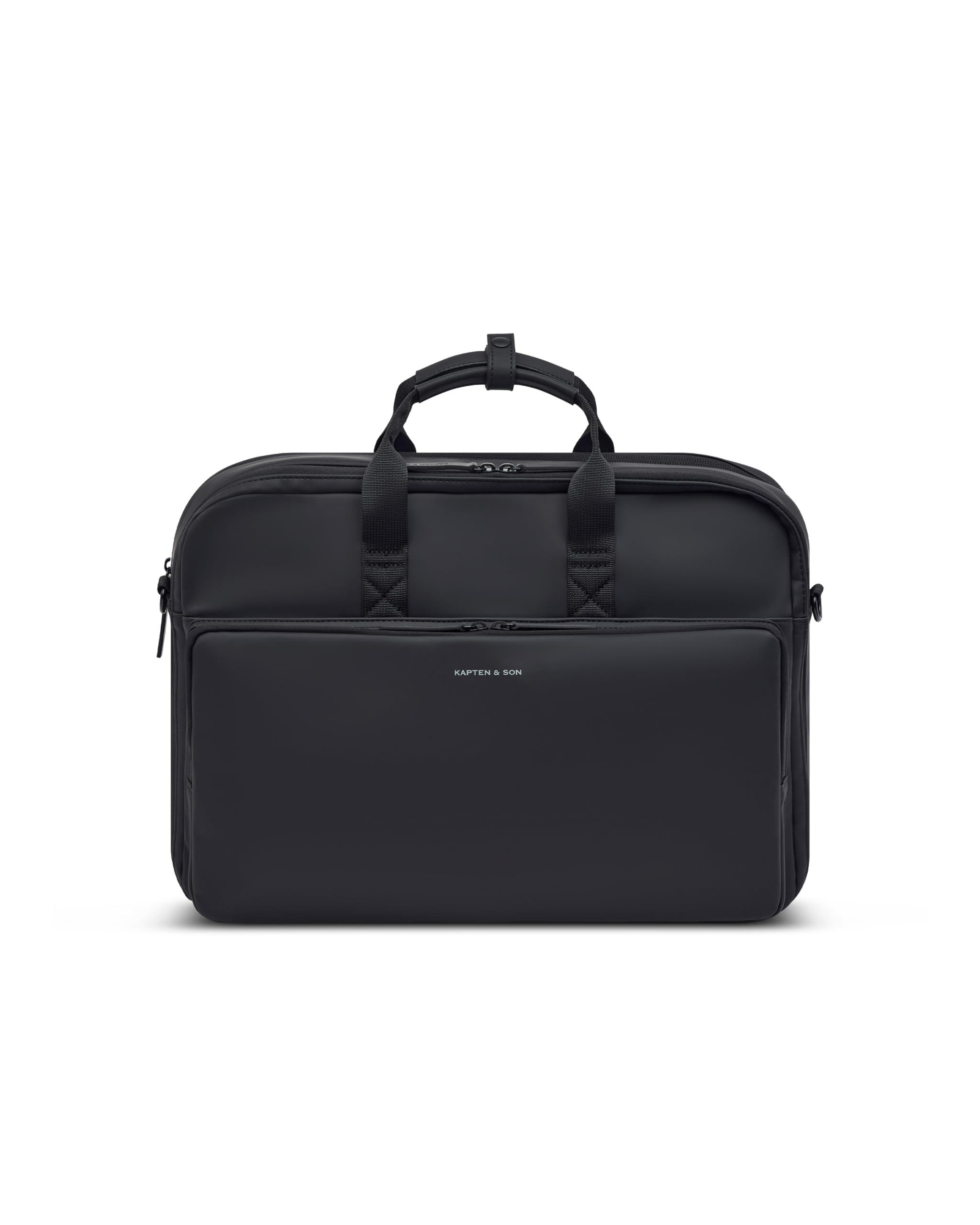 Kapten & Son Bodo Laptoptasche Schwarz 15 Zoll Laptop Aktentasche Herren