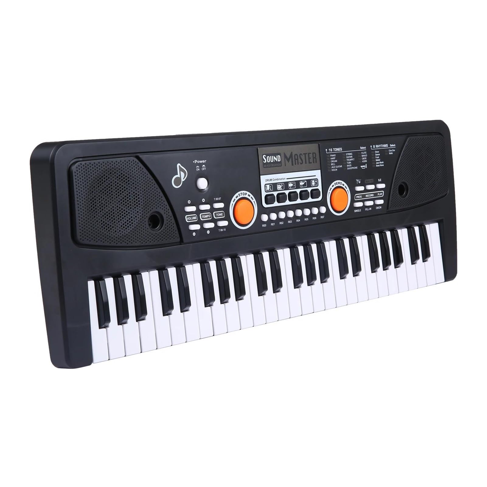 dorosłych klawiatura elektroniczna 49 Klawiszy USB Organy Elektroniczne Pianino Elektryczne Z Mikrofonem Czarny Cyfrowy Instrument Muzyczny Elektroniczny Instrument Klawiszowy