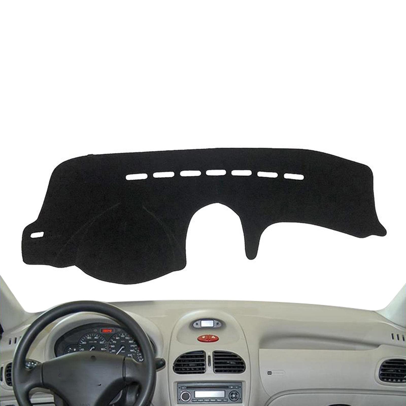 Tapis De Protection Tableau De Bord Peugeot 206 2004-2008 / Citroën C2 - Anti-Rayures Anti-Réflexion