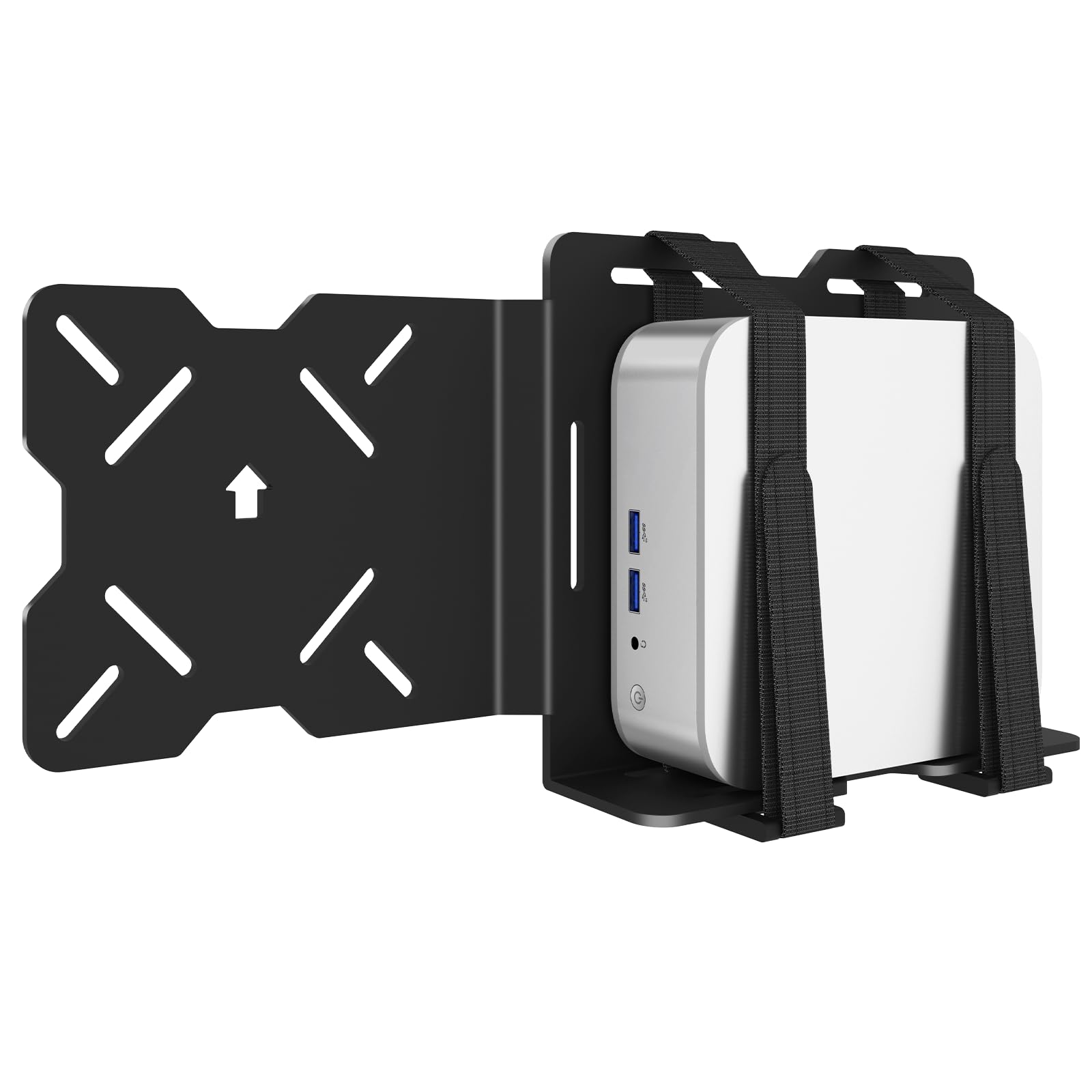 Photo 1 of Maozhren Universal Mount for Geekom Mini PC Mount, for Geekom A6, A5, ?A8, AX8 Max,A9, IT13 Mini PC, Vesa Mount/Connect VESA Arm, Mounts on The Back of a Monitor with Screws, Black
