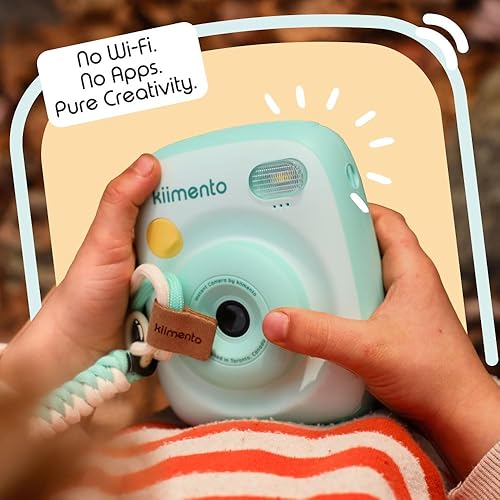 Miniatura 8 de Kiimento Cámara de impresión instantánea sin tinta P2 Mint + paquete de dos 120 puntas