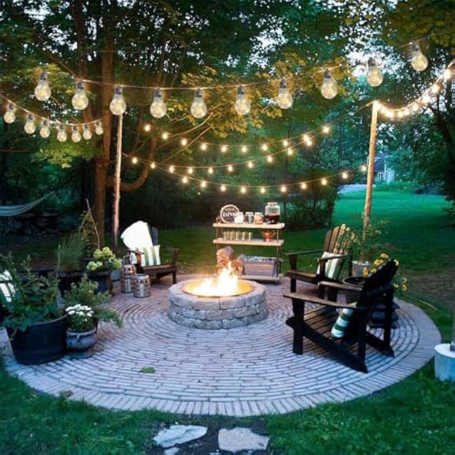 Battery Operated Outdoor Lights 22.85FT 20 Edison Bulb String Light Outdoor 100 LED Fairy Lights with Timer & 8 Modes, Warm White Indoor String Light for Wedding Patio Balcony Christmas Camping Decor