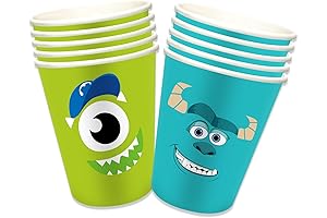 Monster Inc Cup Scream: 9oz Disposable Monster Party Supplies