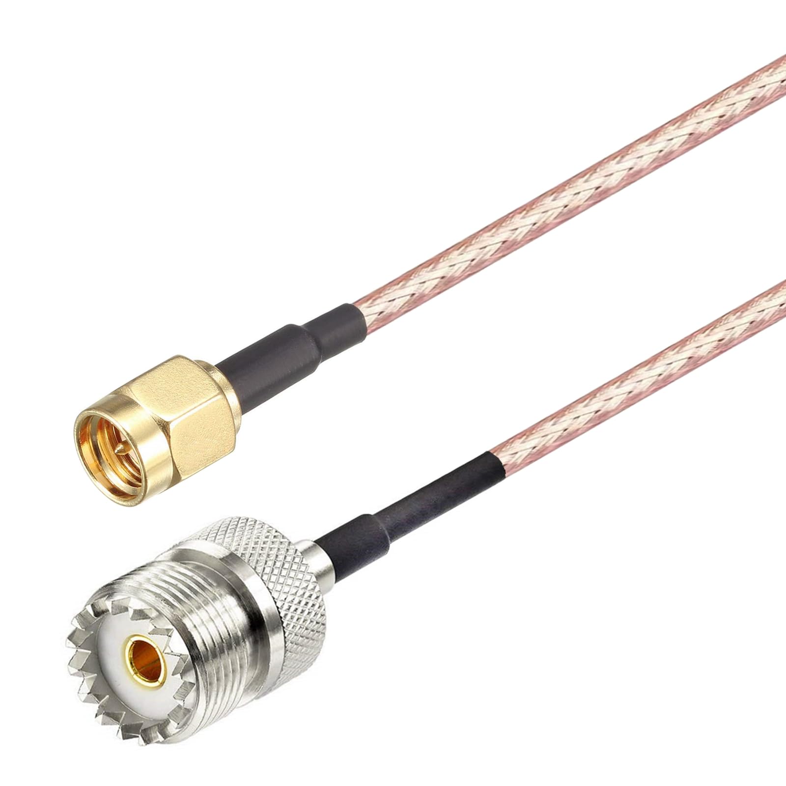 UHF SO239 FEMMINA PL259 A SMA Spina Maschio Crimpare - Foto 5