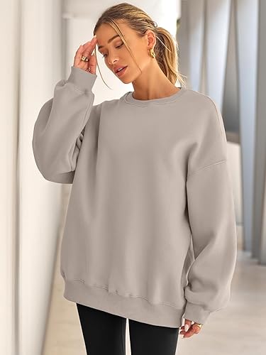 Miniatura 2 de EFAN - Sudaderas extragrandes para mujer, de vellón con capucha y cuello redondo, suéteres informales y cómodos, ropa de moda para invierno