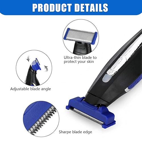 Miniatura 4 de Cabezal de repuesto para afeitadora, 4 unidades, compatible con Microtouch Solo 2 piezas de cepillo limpio con caja (4 unidades)