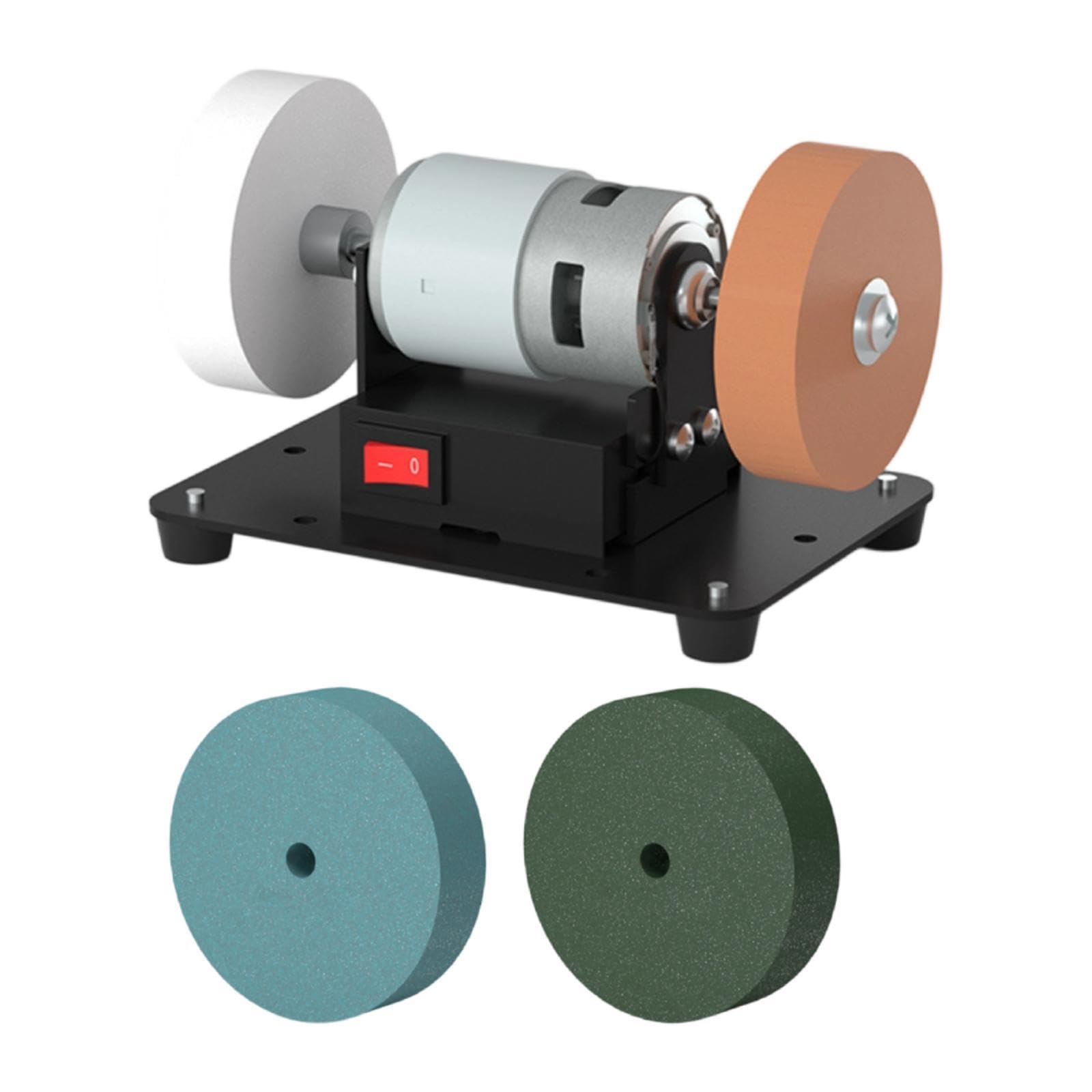 Mini Bench Grinder DIY Supplies for Jewelry Making Wood | Mini Bench Grinder DIY Supplies for Jewelry Making Woodworking Metal Working-picture-15