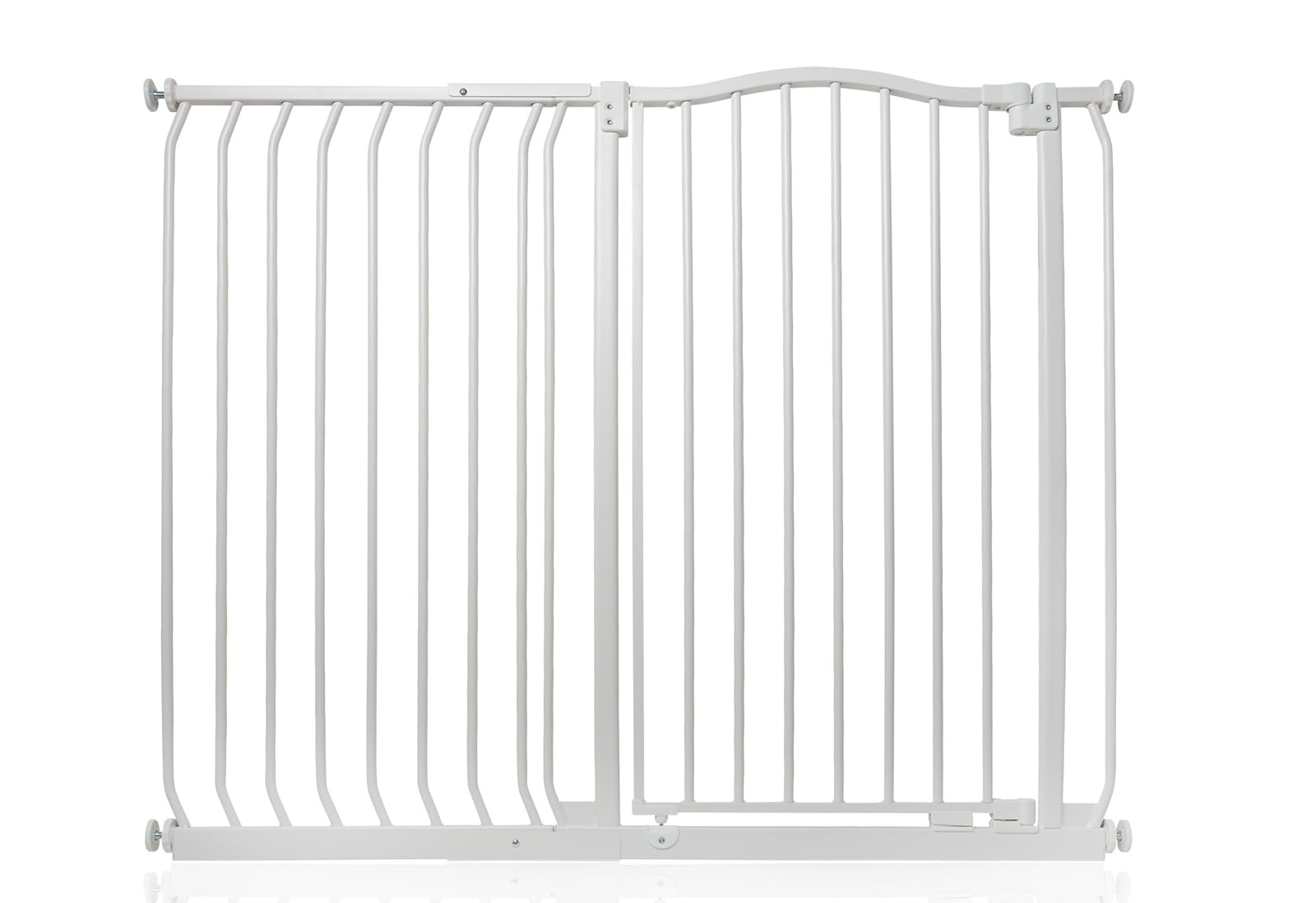 Safetots Extra Tall Curved Top Safety Gate, 116cm - 125cm, Matt Black, Extra Tall 100cm in Height, Pressure Fit Stair Gate, Baby Gate for Doors Hallways and Spaces, Safety Barrier, Easy Installation — view 73