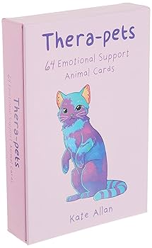 【アファメーションカード】キュートな動物に癒される✨アニマルセラピーカード Amazon | Thera-pets: 64 Emotional Support Animal Cards