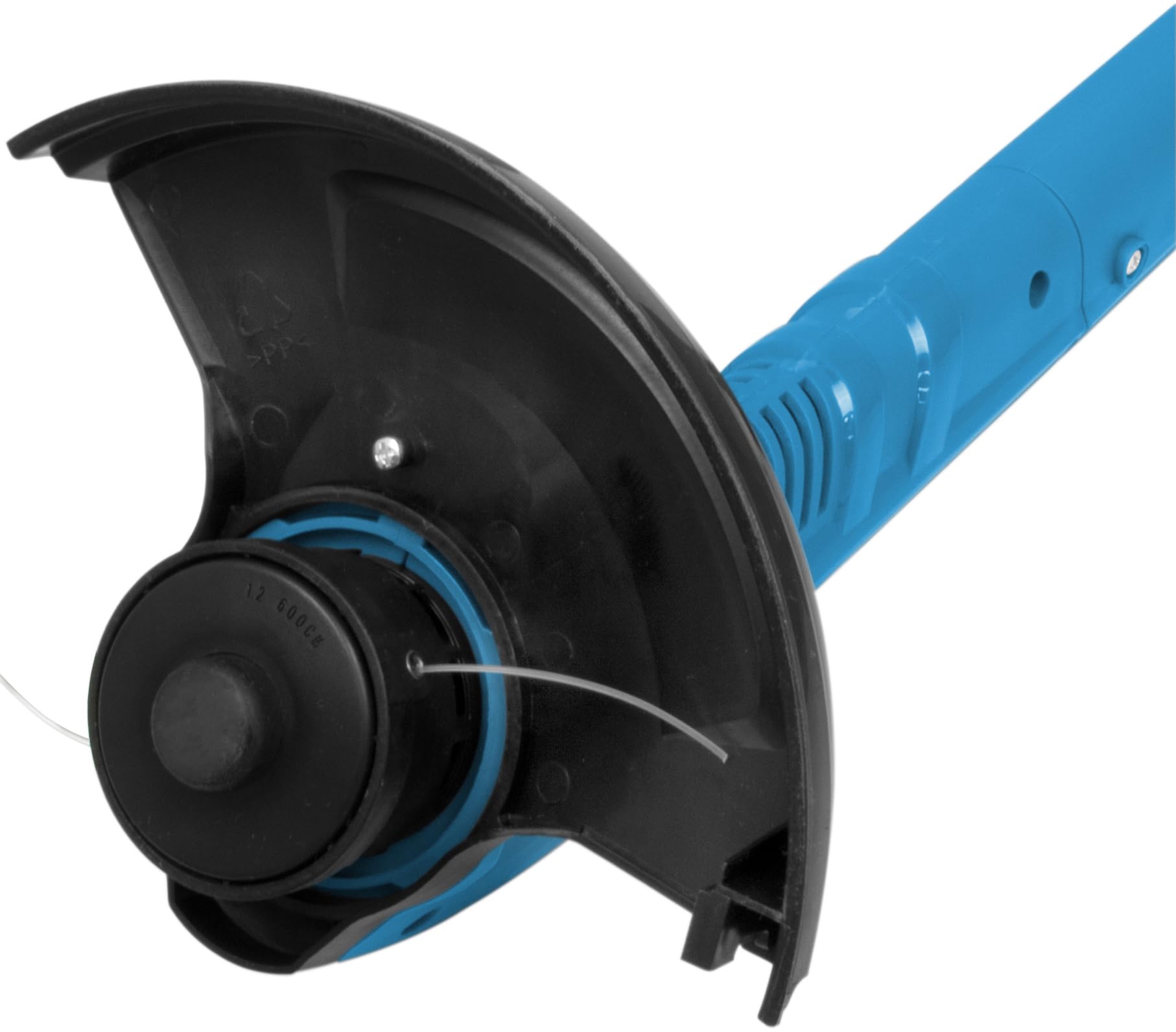 Güde 95177 Rasentrimmer GRT 251 P (2-Fadensystem mit Tipp Nachstellautomatik, Zusätzliche Fadenspule, 250W), 99 x 23 cm