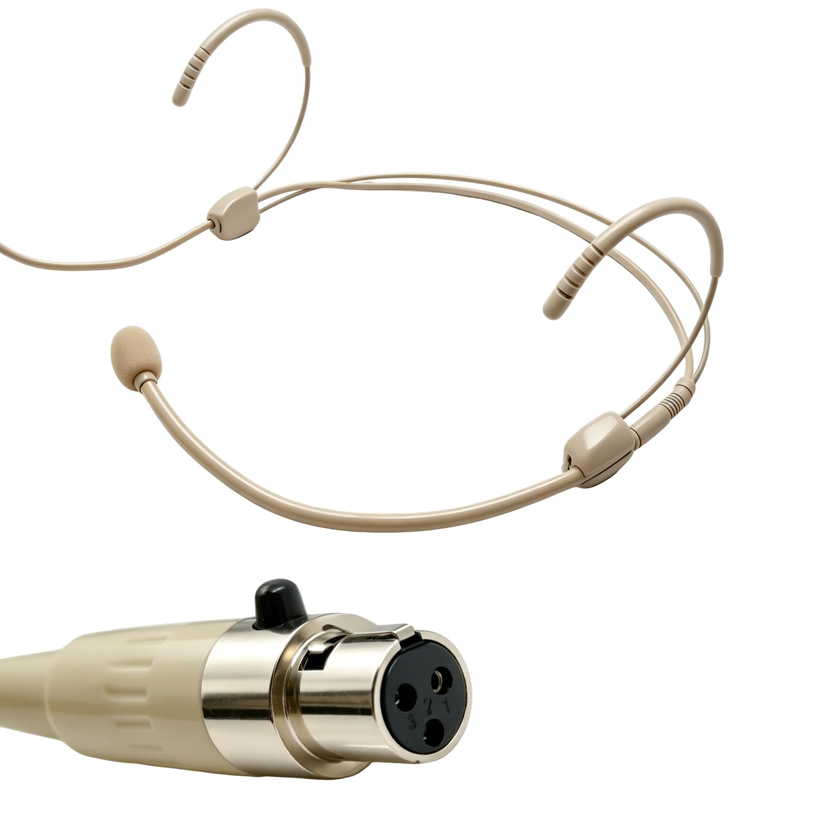 SPTSSWET Dual Over-Ear Headset Mic for AKG Wireless Bodypack Transmitter