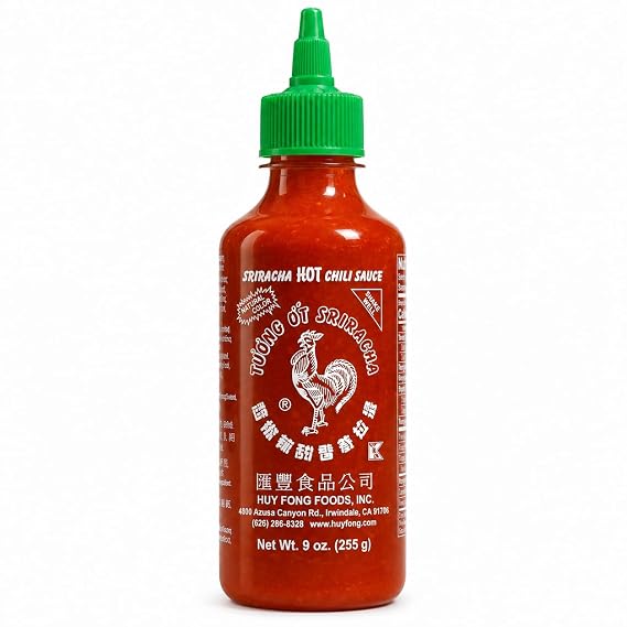 Huy Fong, Sriracha Hot Chili Sauce, 9 Ounce Bottle