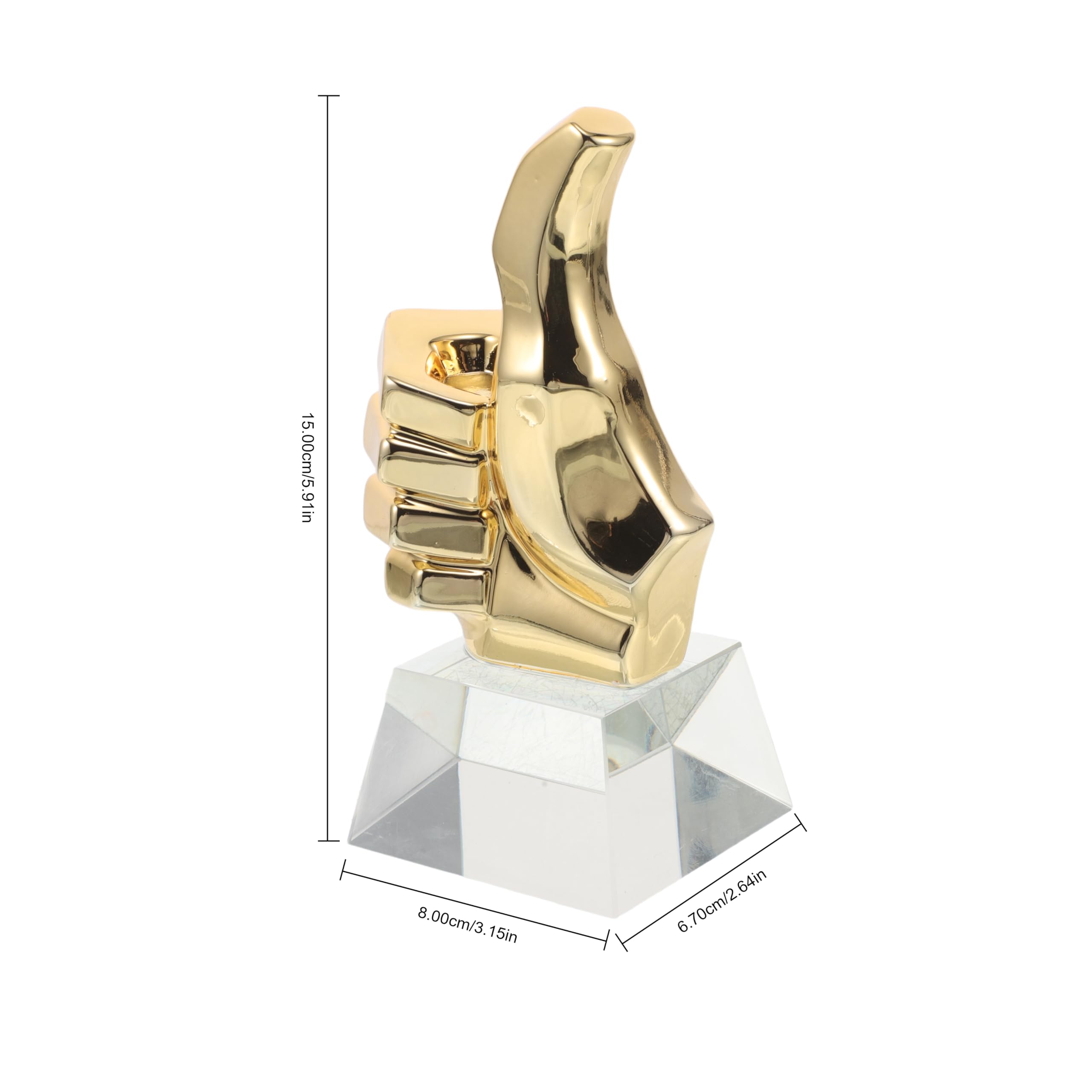 UPKOCH Kids Star Trophy: Kristallpreis für den Gewinner – Auszeichnung für die Beste Leistung bei Sportturnieren im Rahmen von Klassenpartyspielen an Schulen