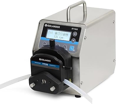 Golander BT100S Basic Variable Speed Peristaltic Pump with Pump Head YT25 1 Channel, Flow Rate 0.17720 mL/min Per Channel