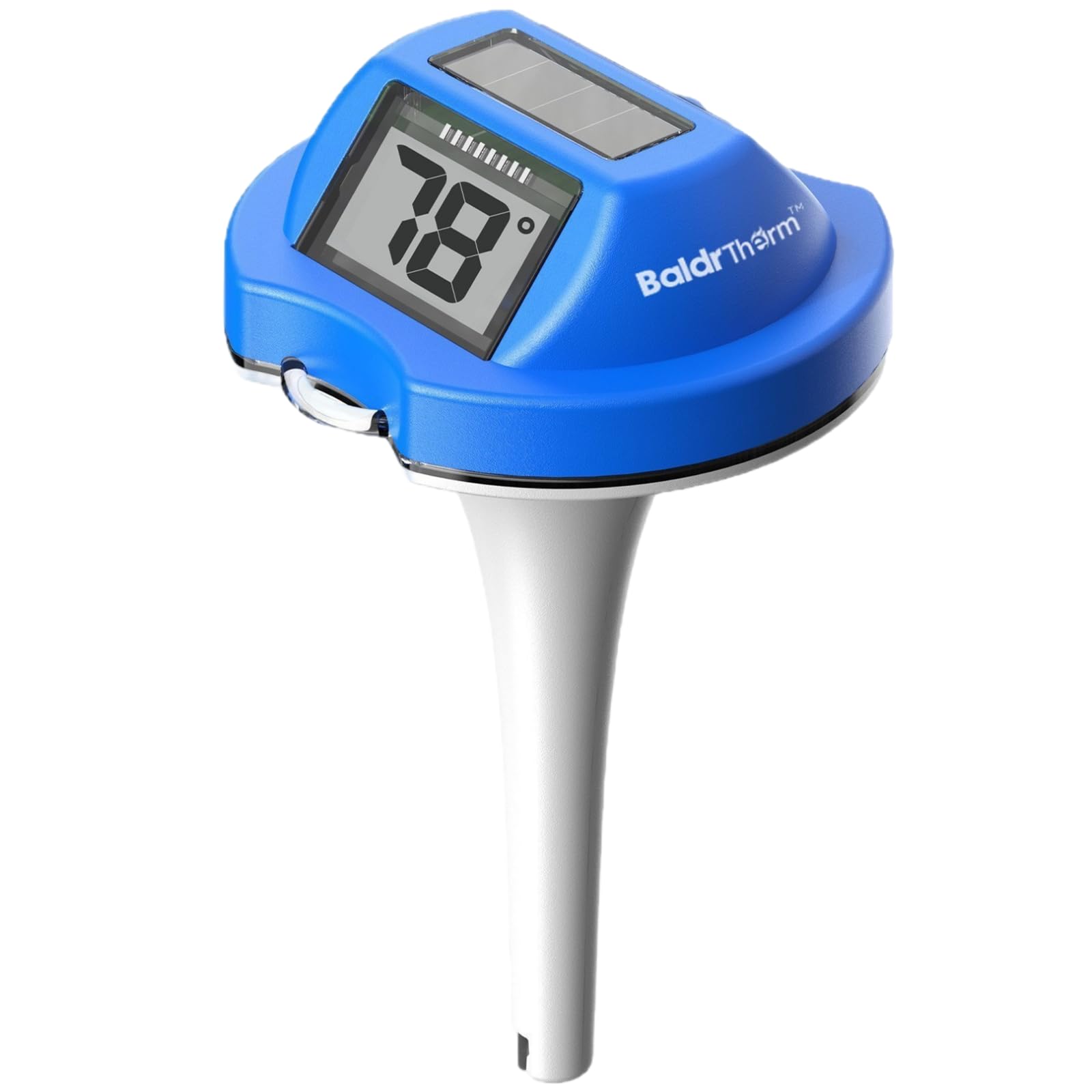 Solar Poolthermometer schwimmend, Digitalthermometer mit Anti-Beschlag-Dualdisplay, IP68-Schutzklasse, präzise Wassertemperaturanzeige für Pool, Whirlpool, Teich, Spa, Aquarium
