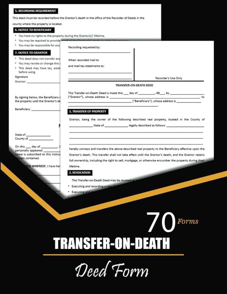 Transfer-on-Death Deed Form: TOD Document for Grantor and Beneficiary: T. Joseph, Luthe: Amazon.com: Books transfer-on-death-deed-form-tod-document-for-grantor-and-beneficiary-t-joseph-luthe-amazon-com-books