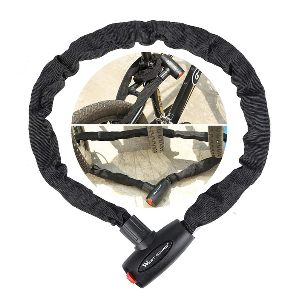 fahrradschloss mit schlüssel fahrradschloss aus Stoff Helmschlösser für Fahrrad Radschloss für Fahrrad Fahrradradschloss Helmschlösser für Fahrräder Black,1.2m Sport & Freizeit