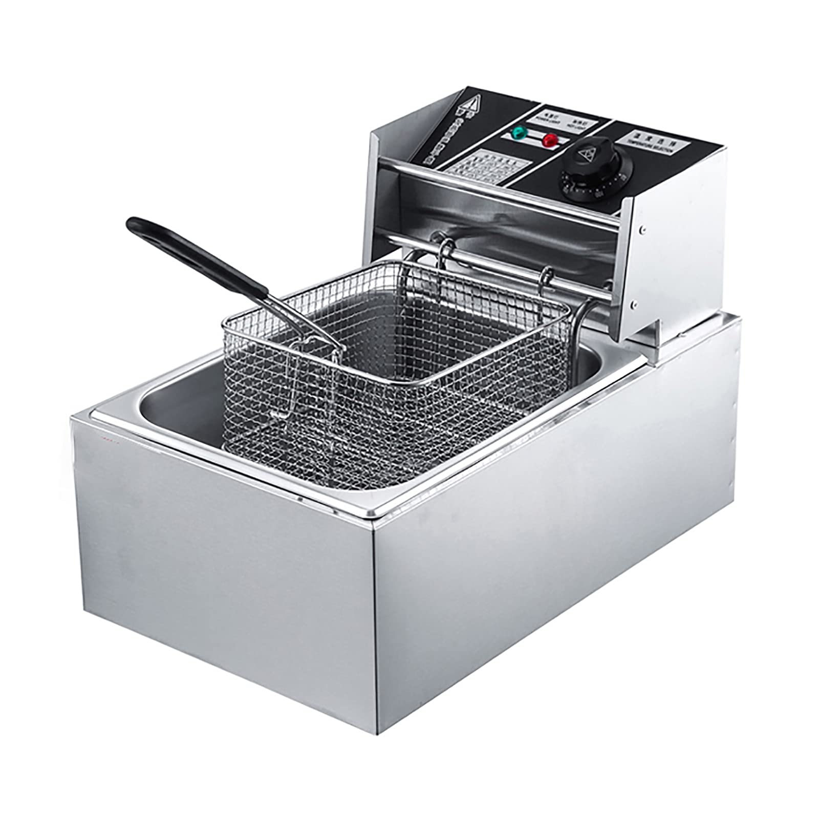 Freidora Eléctrica Industrial con Cesta para Uso Industrial y de Cocina, 10L/20L