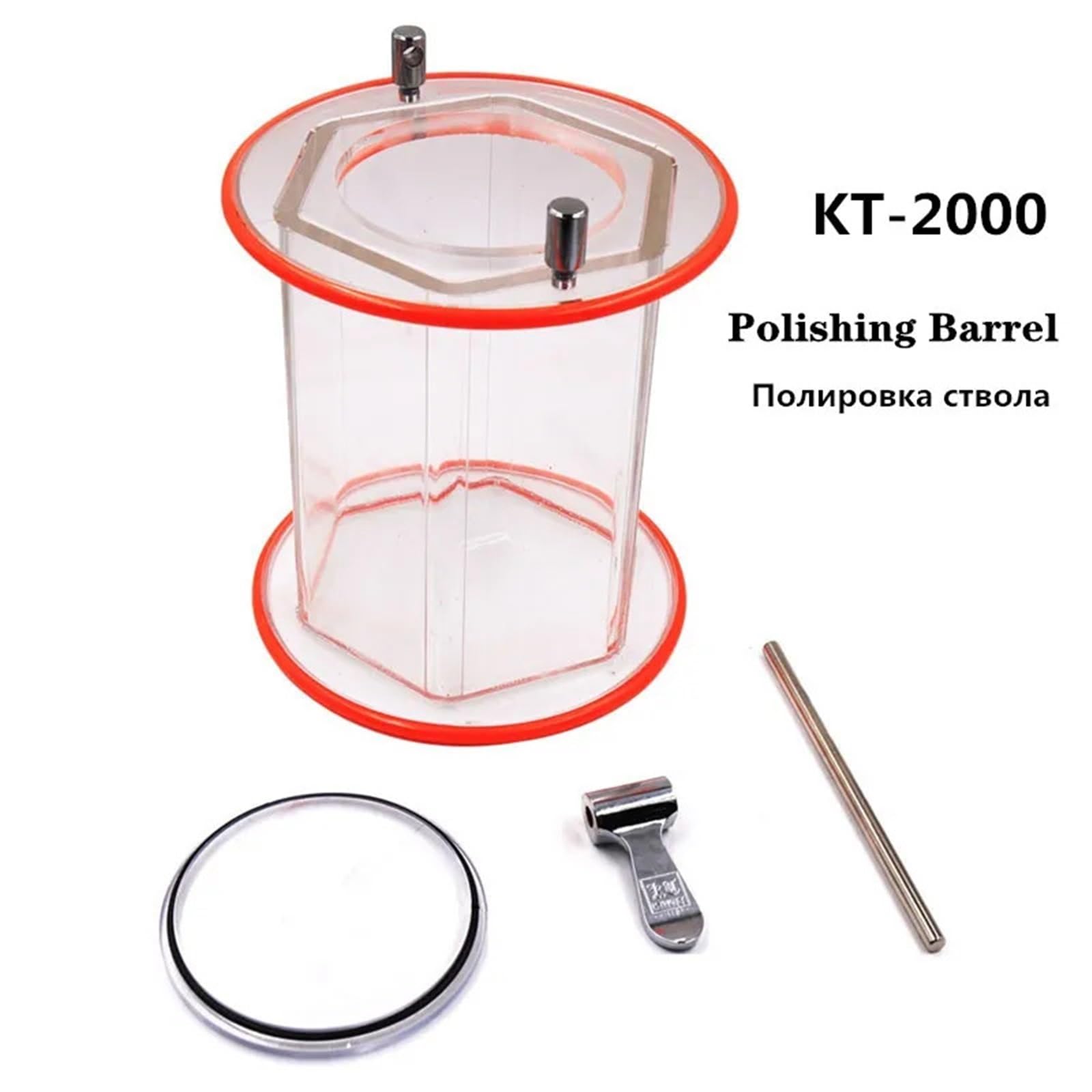 Szlifierka stołowa, KT-2000 Polerka bębnowa do biżuterii 5 kg Mini polerka Obrotowa powierzchniowa Maszyna polerowania