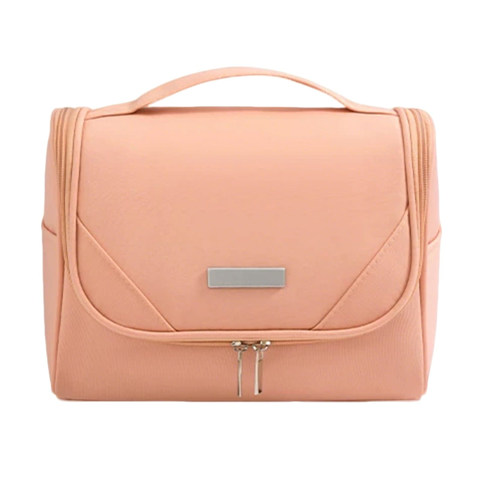 Pochette da Viaggio Portatile con Sistema di Sospensione per Trucchi e Articoli da Toilette, Grande capacità, Design con Ampia Apertura Che Permette di Vedere Il Contenuto a Colpo
