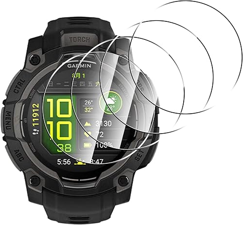 Miniatura 8 de Paquete de 2 protectores de pantalla de vidrio templado para Huawei Watch GT 4 de 1.614 pulgadas, dureza 9H, ultra resistente, antihuellas, sin