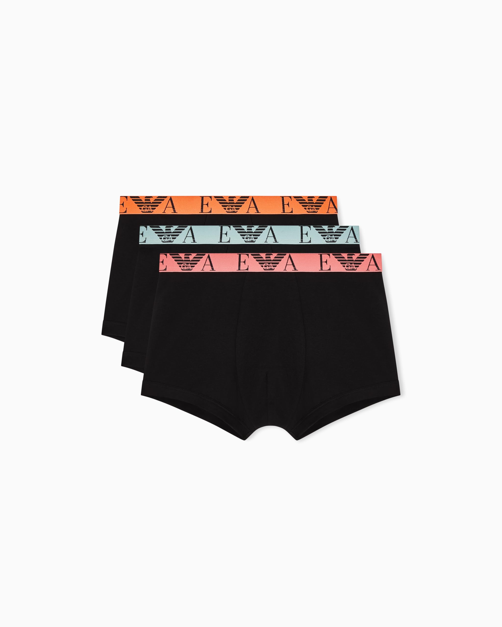 Emporio Armani Men's Black Core Logo Boxers 3-Pack in Size L, Sports Direct