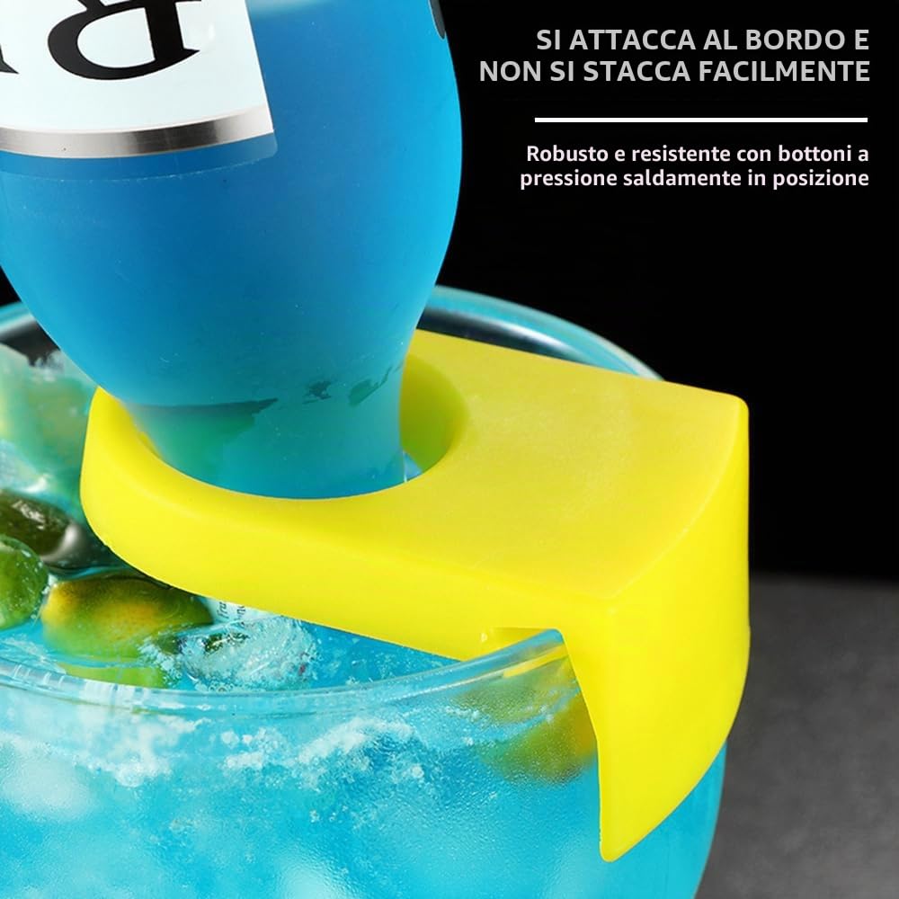 9 Pezzi Fermagli in Plastica Bottiglia Bottiglia di Birra Fibbie | Drink Clip Bevande Clips Bottiglia Porta Porta Birra Cocktail Snap Fermagli per Bevande per Bar Home Cucina Party