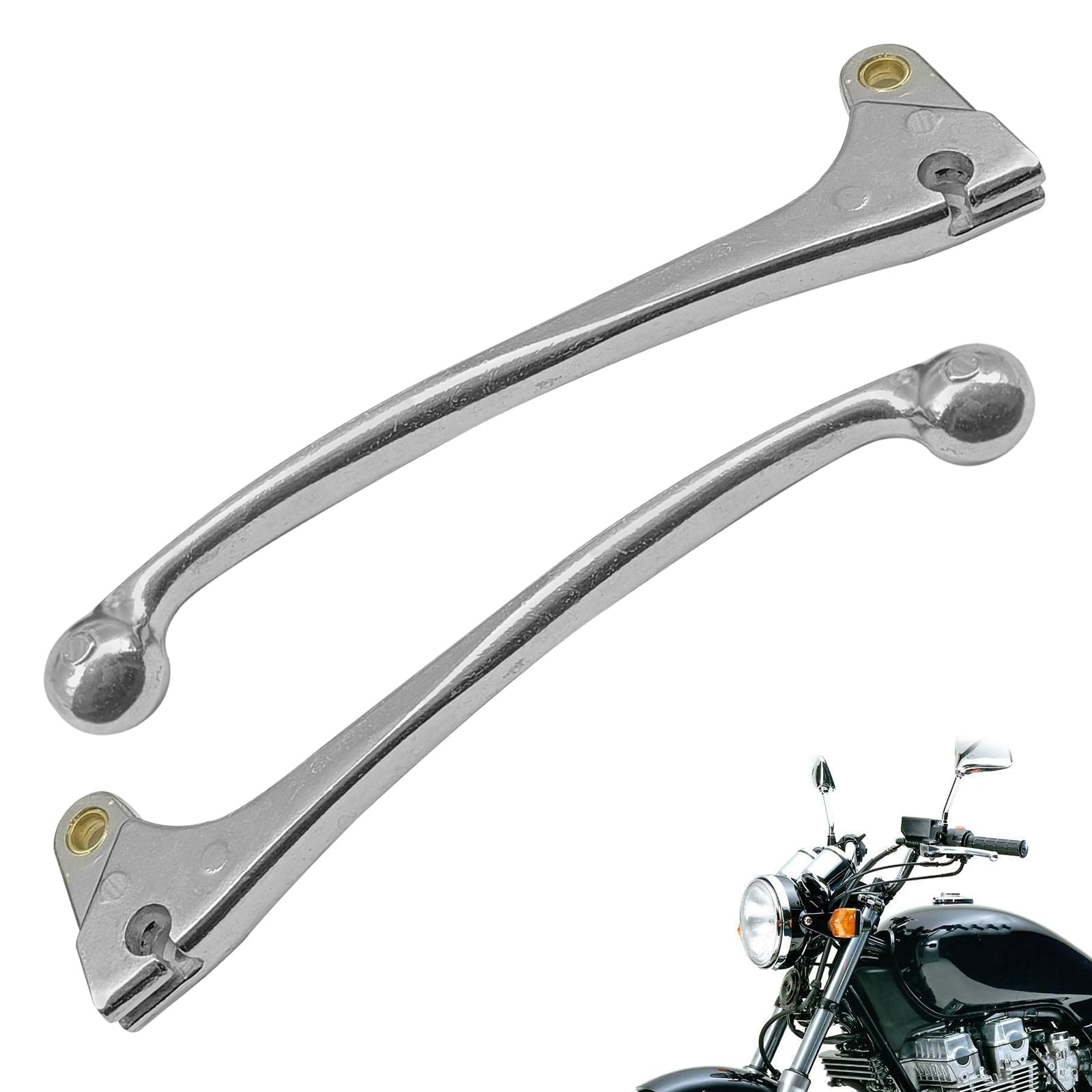 Pleoos Handle Clutch Brake Lever Compatible with Honda XL 175 185 / CM 185 200 250/ XR 185 250/ CL200 TL250 CR250 CB250 MR250 MT250 SL350 Lever 53178-329-000 53170-286-670